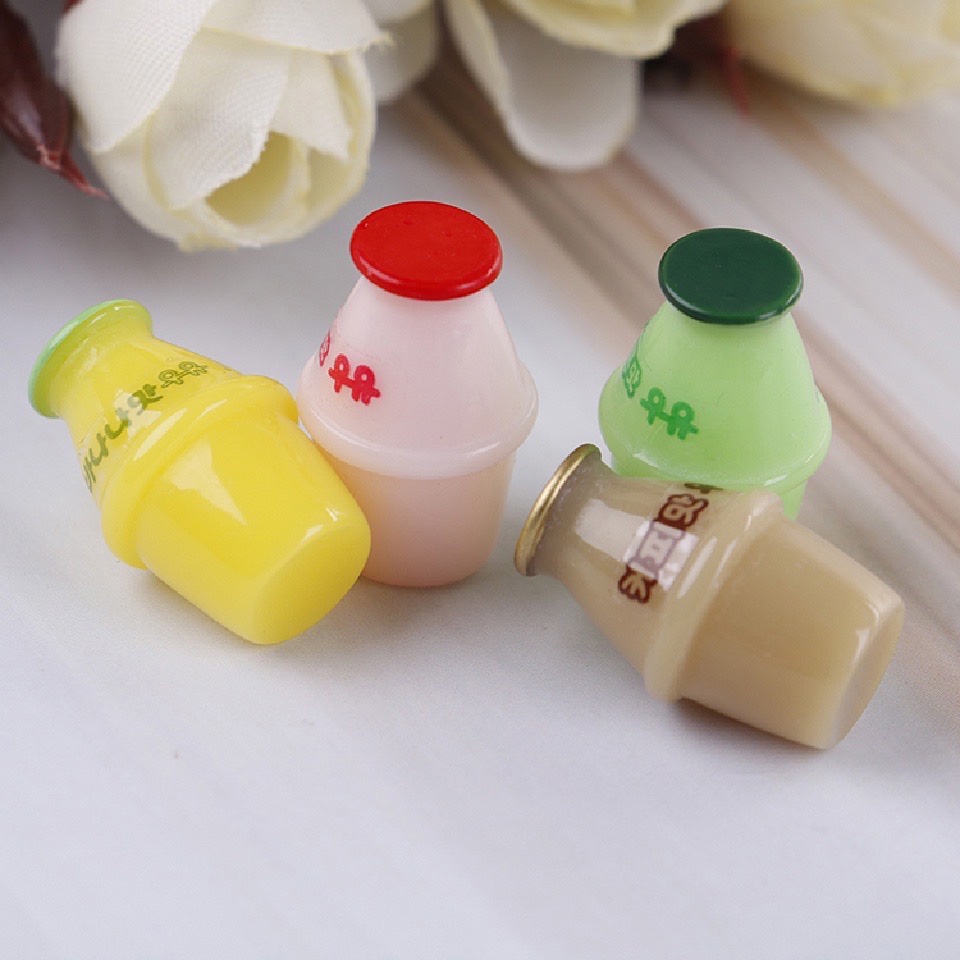 Miniatur Miniature Dollhouse 1:12 Botol Susu Korea Choco Banana Milk