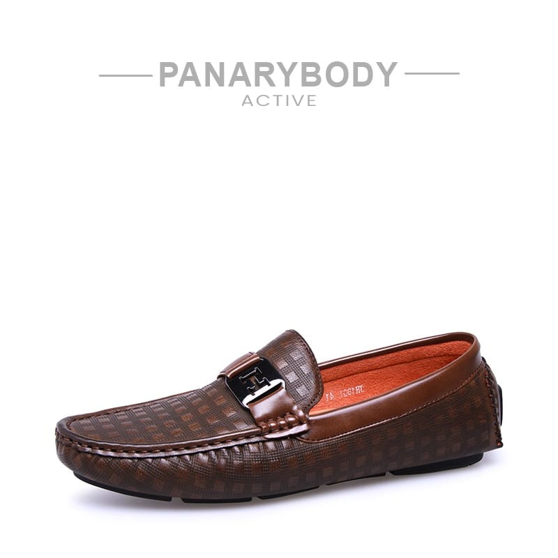 Sepatu Pria Loafers Kulit Motif Premium Import Korea Sepatu Pria Formal