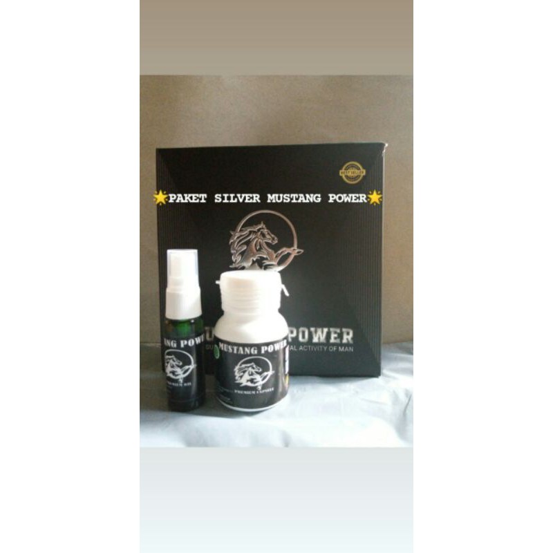 OBAT PEMBESAR ALAT VITAL PRIA TAHAN LAMA Paket Silver Mustang Power