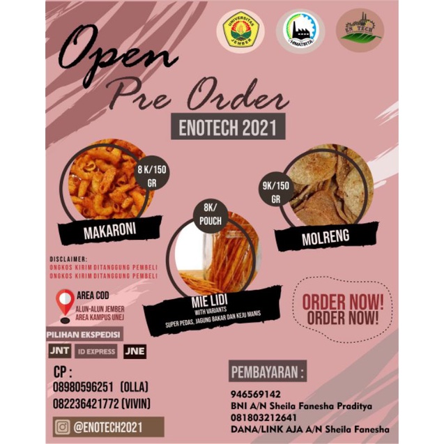 MAKARONI MIE LIDI MOLRENG