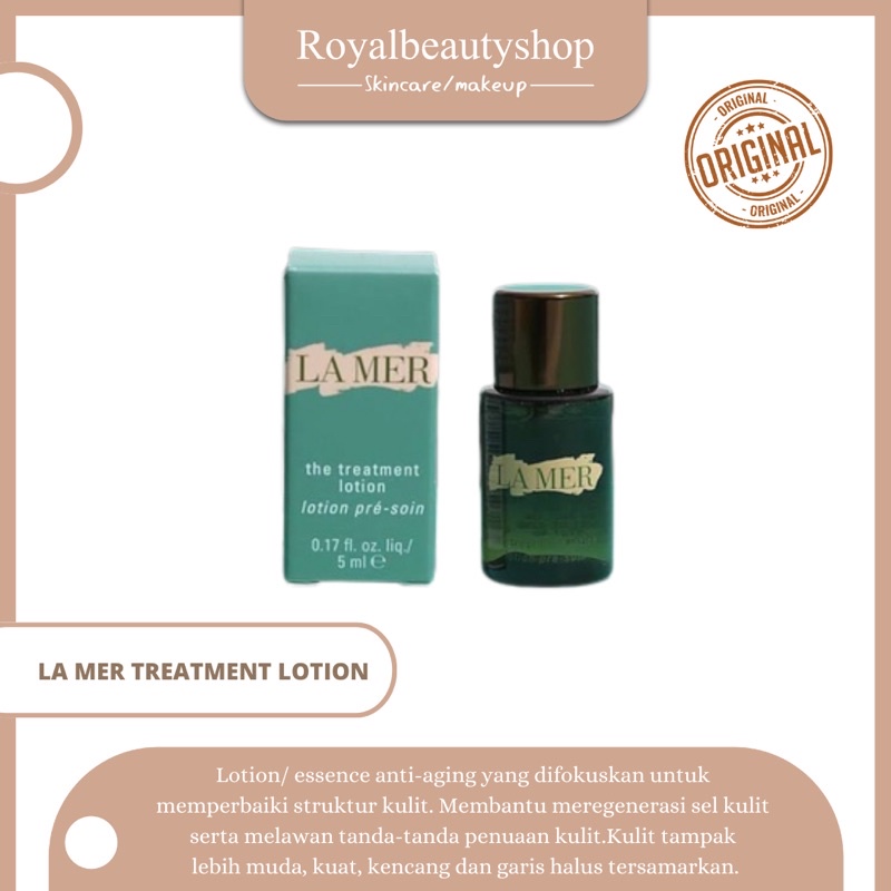 La mer treatment lotion 5 ml