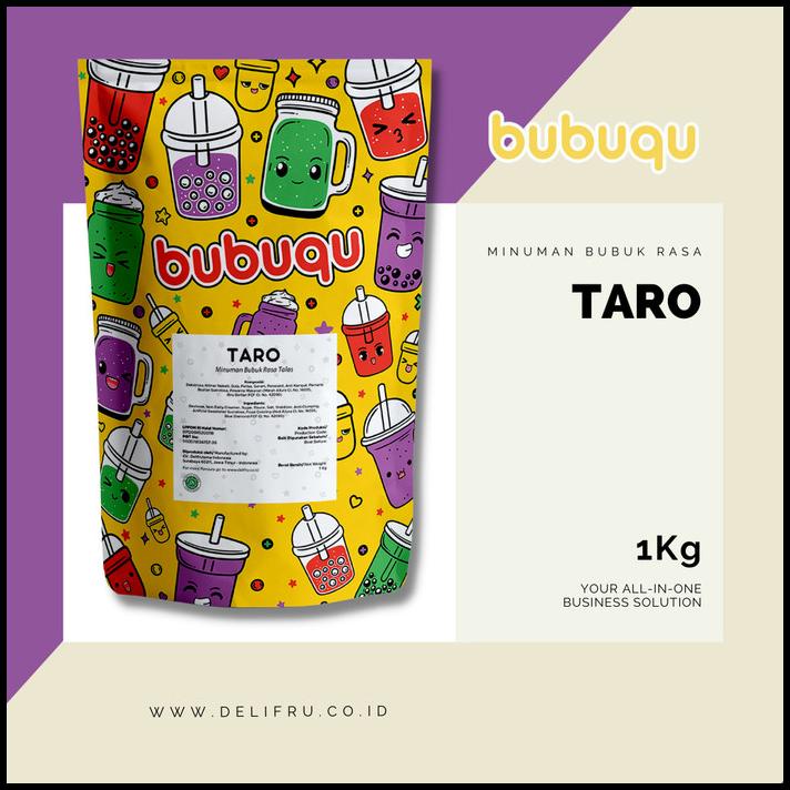 

Powder Drink Taro Latte Bubuqu - Bubuk Minuman Talas Ungu Susu
