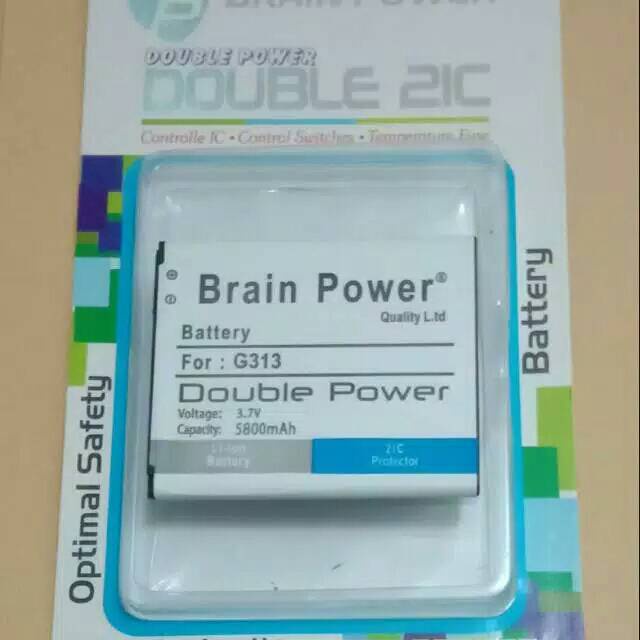 Battery Batere Batre Baterai Brain Power  Samsung Galaxy V ACE3 Ace 3 ACE4 Ace 4 GAL V G313 G313H EB-BG313BBE