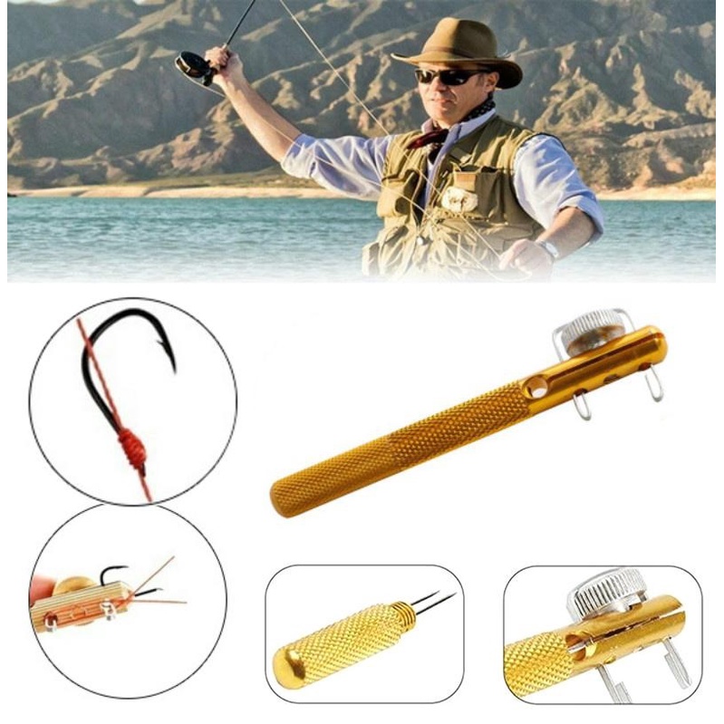 Alat Pengikat Kail Pancing Carp Hook &amp; Loop Tie Hook Alat Bantu Pasang kail Ikat Simpul Tali Pancing