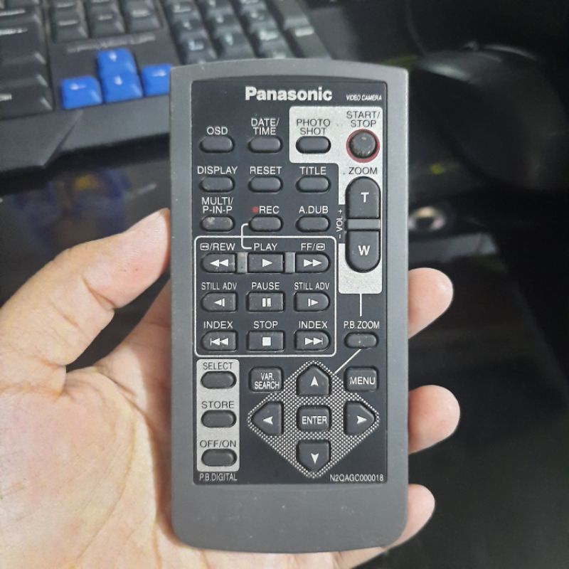 REMOTE REMOT VIDEO CAMERA PANASONIK N2QAGC000018 ORIGINAL ASLI