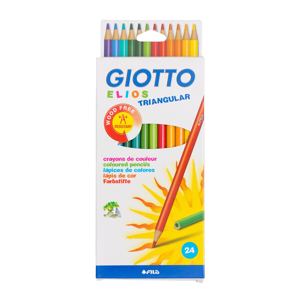 

Giotto Elios Tri Cardboard 24 Colors