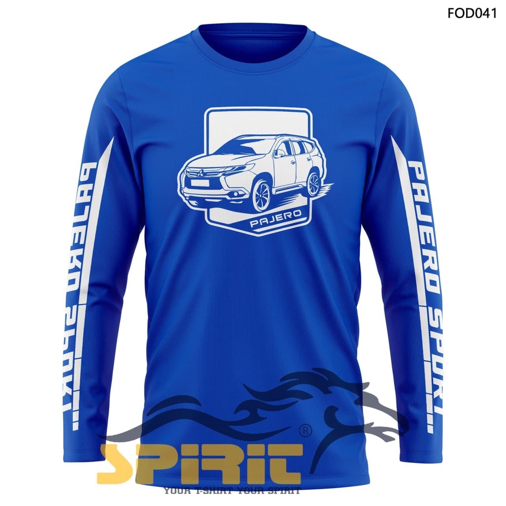 Premium clothing tshirt / kaos lengan panjang Special marchendise Pajero sport