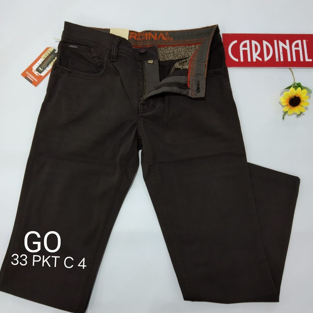 gof 33-PKT CARDINAL CASUAL CELANA POCKETS PANJANG Celana Chino Pria Fashion Laki Brand Kekinian