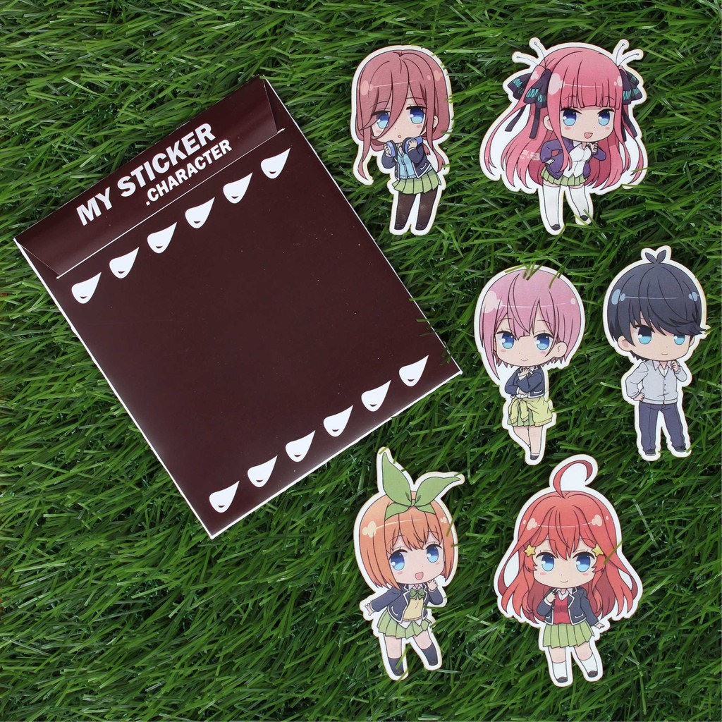 Sticker Anime Terlengkap Anime Go Toubun No Hanayome Shopee