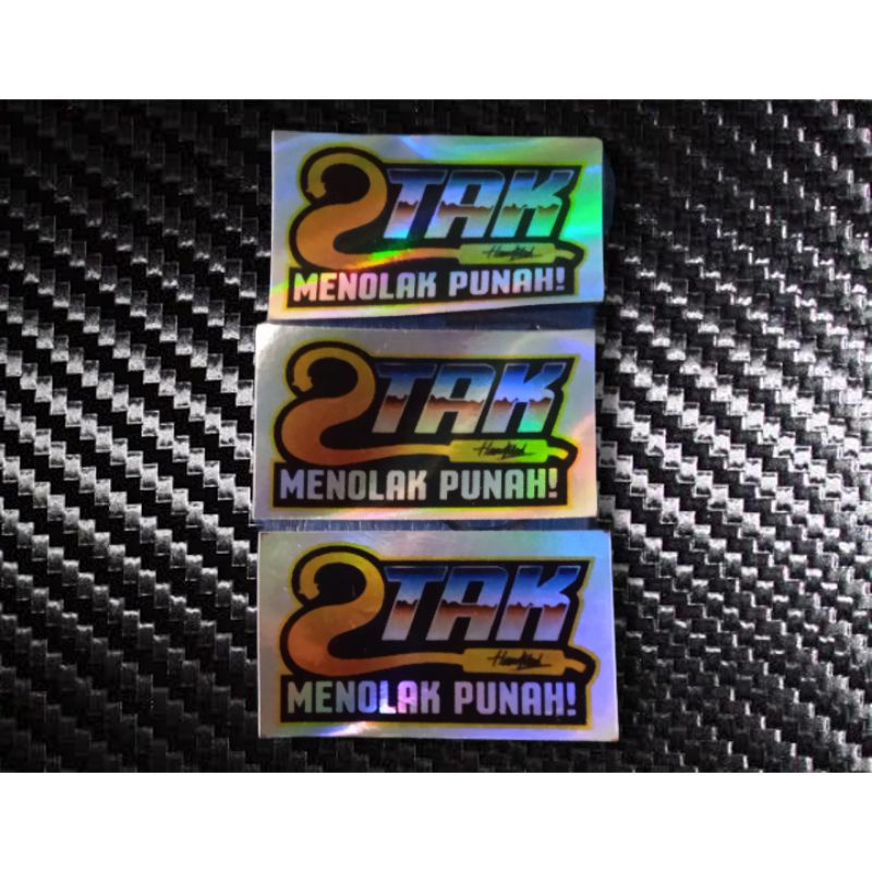 stiker 2 tak menolak punah racing satuan