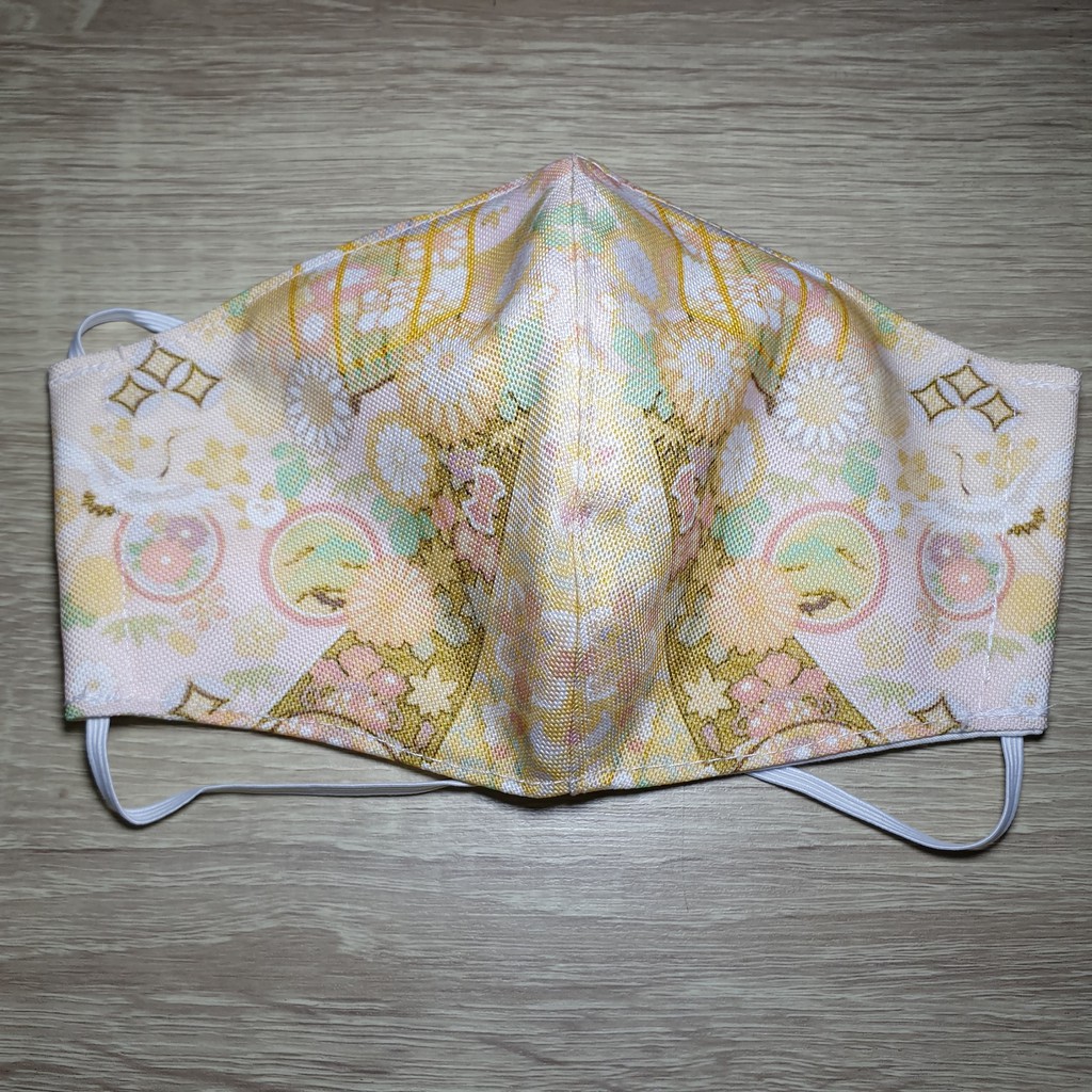 Masker Kain Printing Tematik Seri Tradisional Jepang Japanese Traditional Hijab Jilbab Friendly TJ04