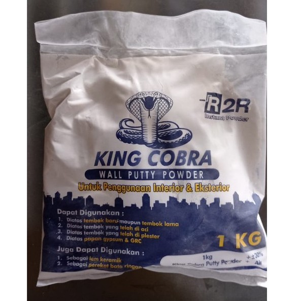 KING COBRA WALL PUTTY POWDER / DEMPUL TEMBOK SERBUK