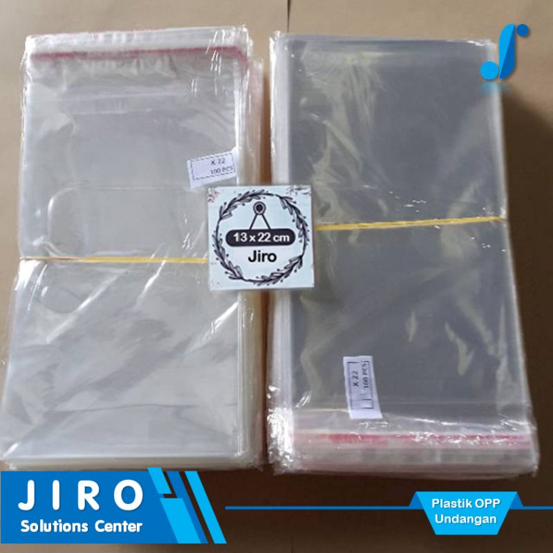 

Plastik OPP Undangan 13 x 22 cm
