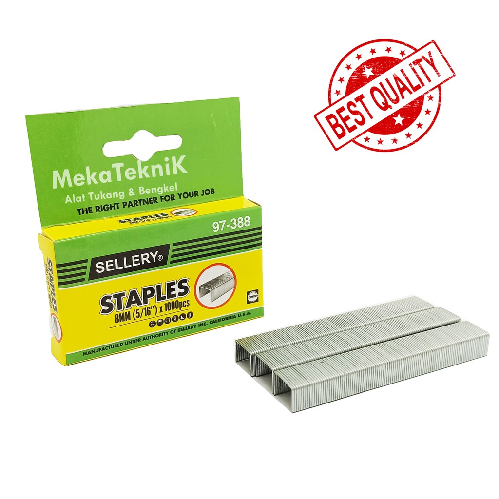 

ANAK STAPLES 8MM X 1000PCS SELLERY / ANAK HEKTER / ISI STAPLES GUN