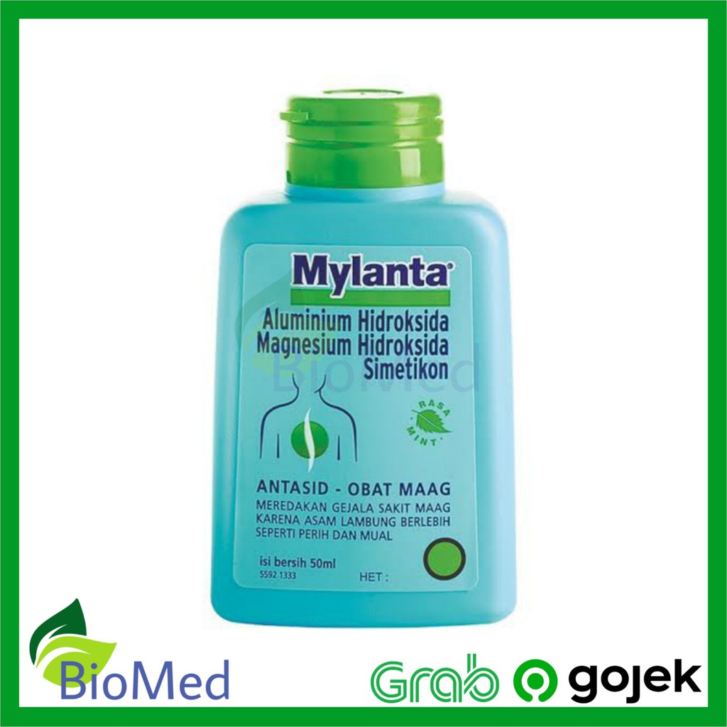 MYLANTA CAIR SIRUP 50 ml - Obat Sakit Maag Lambung Kembung Perut