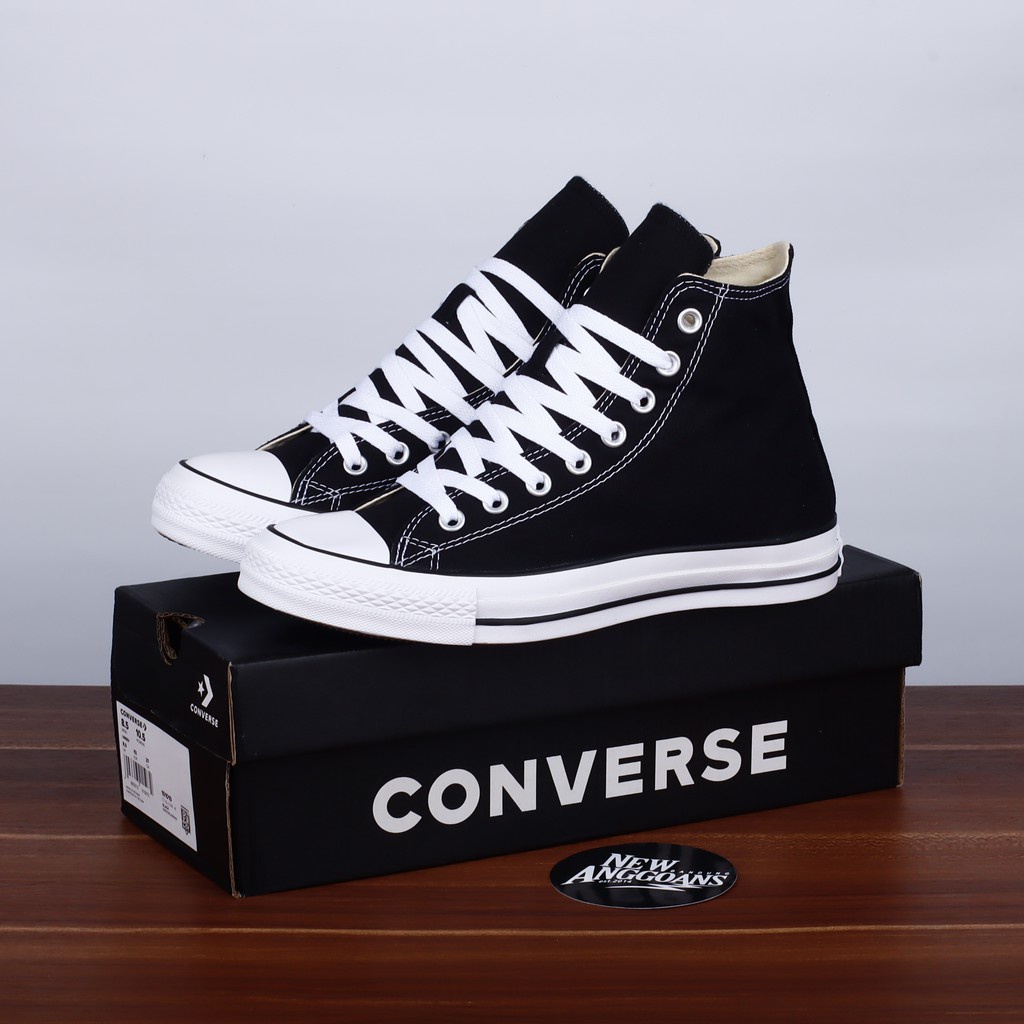 (GRATIS ONGKIR) SEPATU CONVERSE ALL STAR HIGH BLACK WHITE