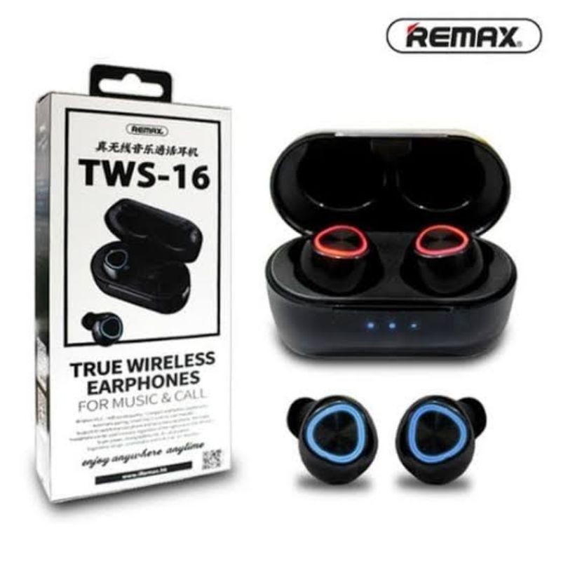 Remax Earbuds TWS 16 / Remax TWS 16 / Headset Bluetooth Remax TWS 16