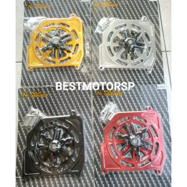 Cover Tutup Radiator NUI bikes Nmax Aerox Lexi CNC Tutup Radiator