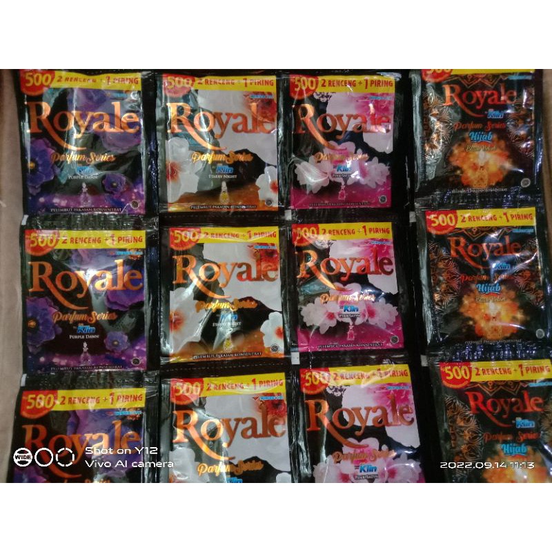 Royal Perfume Series Beli 2 Renceng (24 sachet) GRATIS PIRING