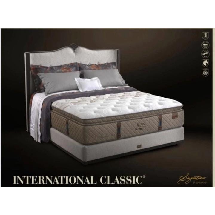Spring Bed Bed Set King Koil International Classic Ready Makassar