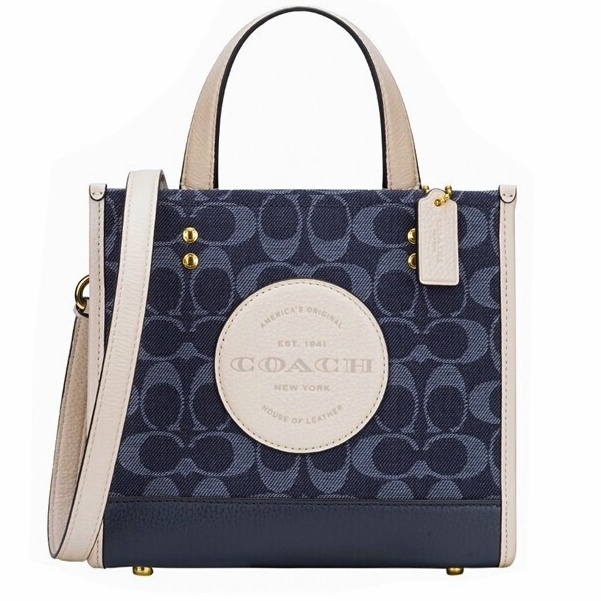 [Instant/Same Day] 5268   5637  5638   7083  3461  8456  6918  coach Dempsey Mini Canvas Field Tote 22 Vertical Small Tote Shopping Bag   ttb