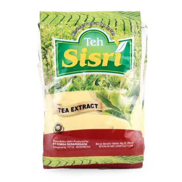 Teh Sisri Rasa Teh Extract 1 Renceng Isi 10 Sachet 8 Gr Shopee Indonesia