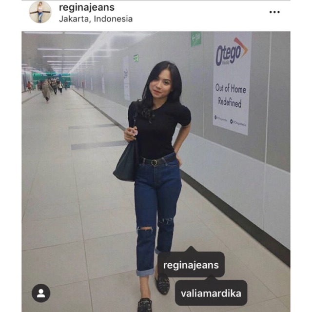 6 warna boyfriend jeans wanita medium blue custom ripped 6 warna boyfriend jeans wanita medium blue custom ripped