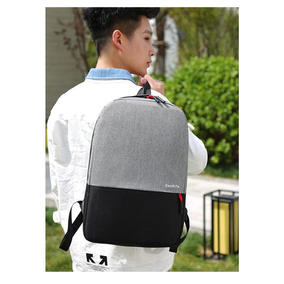 Uphike Tas Ransel Pria Tas  Anti Maling + USB Charger Backpack Tas Sekolah Tas Kuliah TR501