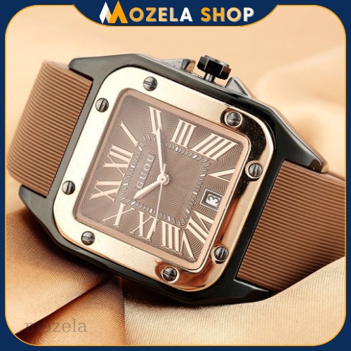 Guou Wanita Berjaga-jaga Watch Baru atau Netral Mengenai Saham Square Watch Trendi Jam Tang