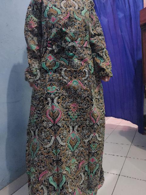 Batik Couple Keluarga Sania Ruffle Ori Ndoro Jowi Dnt Mataram
