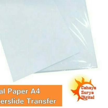 

➧ Paket Sample Test Water Decal Paper A4 Transparant ➻