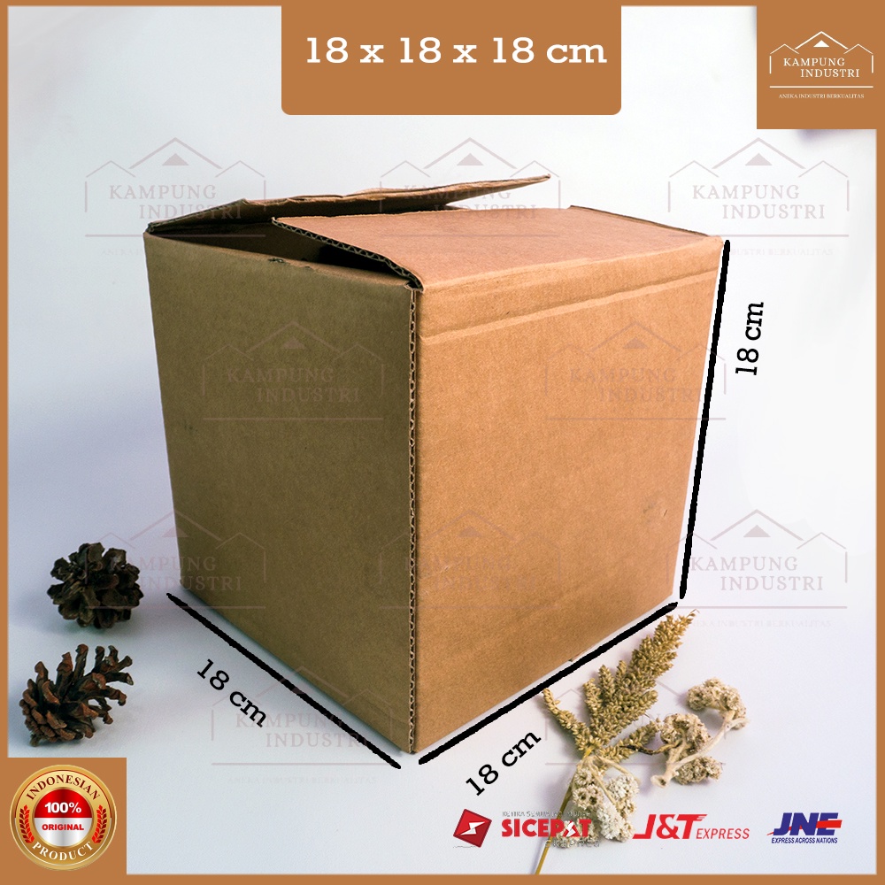 

KARDUS PACKING SINGGLE WALL UKURAN P18xL18xT18