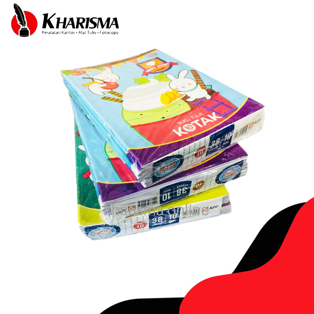 

Buku Tulis SIDU 38 lembar isi 10 buku