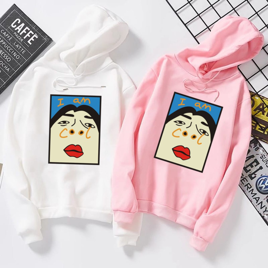 Bess -  Sweater Hoodie Murah / Sweater Hoodie Wanita I AM COOL