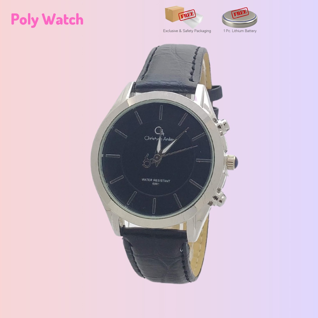 Jam Tangan Fashion Pria Kulit Christyan Arden Original CA3115