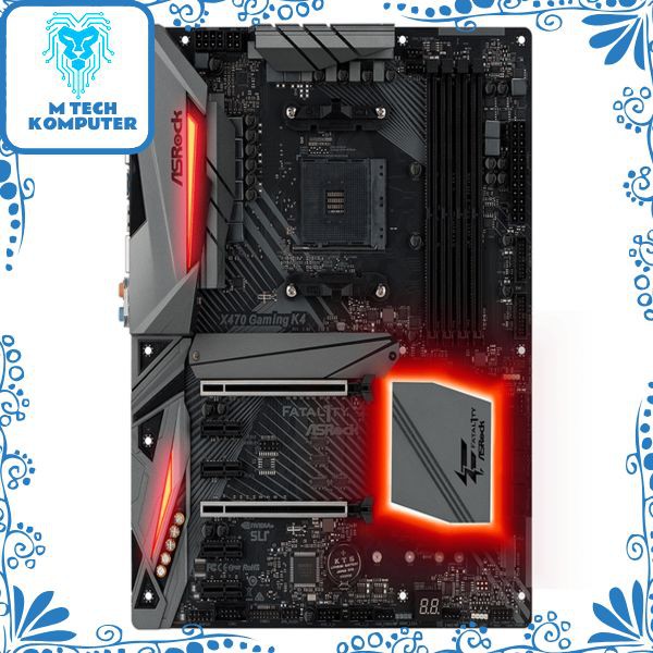 Hot Deal Asrock Fatal1ty X470 Gaming K4 Shopee Indonesia