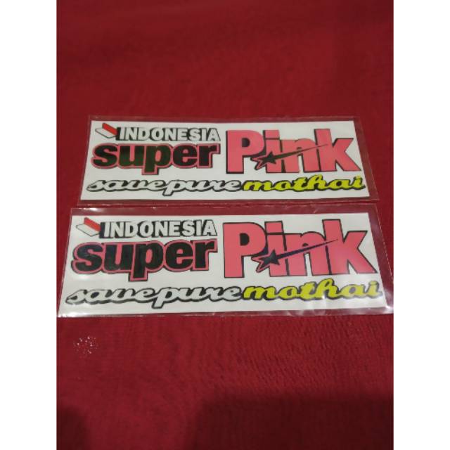 

Sticker cutting super pink