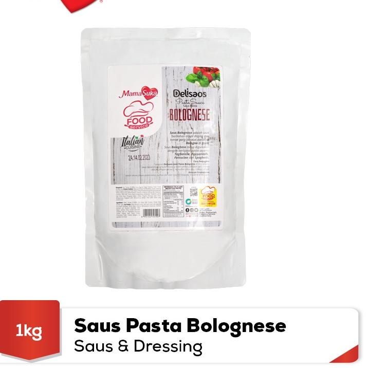 

Pasti Laris Delisaos Saus Pasta Bolognese 1 Kg GGD**
