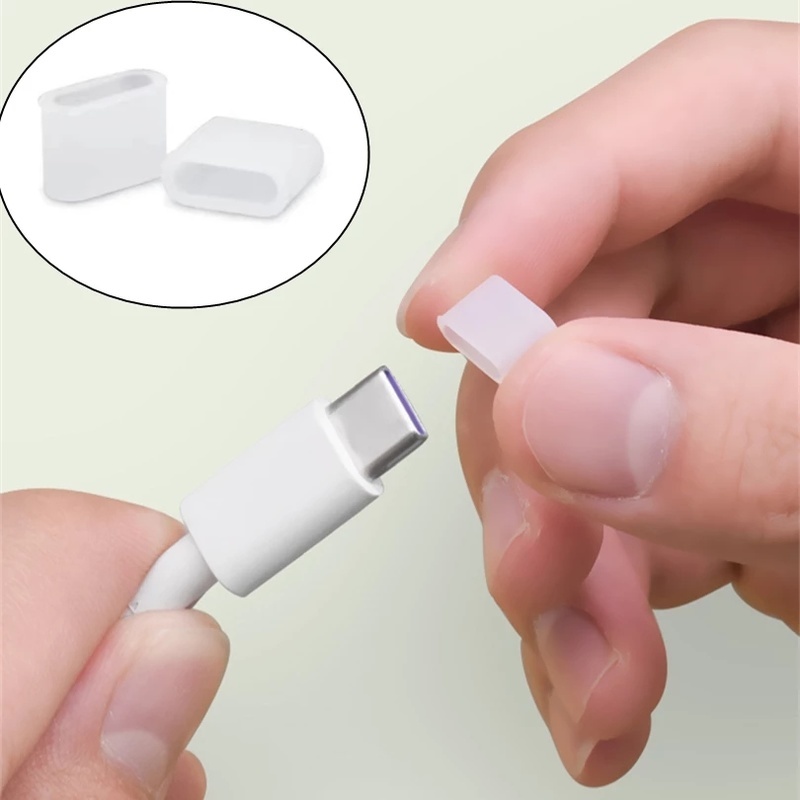 [Harga Grosir]1pc Cover Pelindung Plug Kabel Data / Charger Universal Tipe C / Micro USB / IOS/Hot Sale