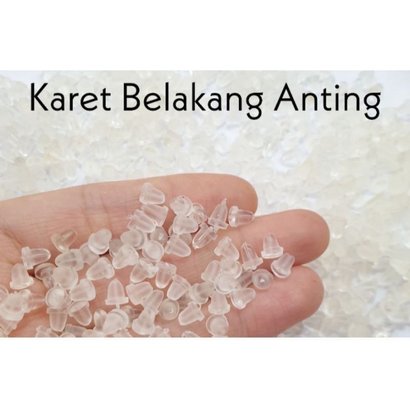 karet penutup anting/kuncian anting