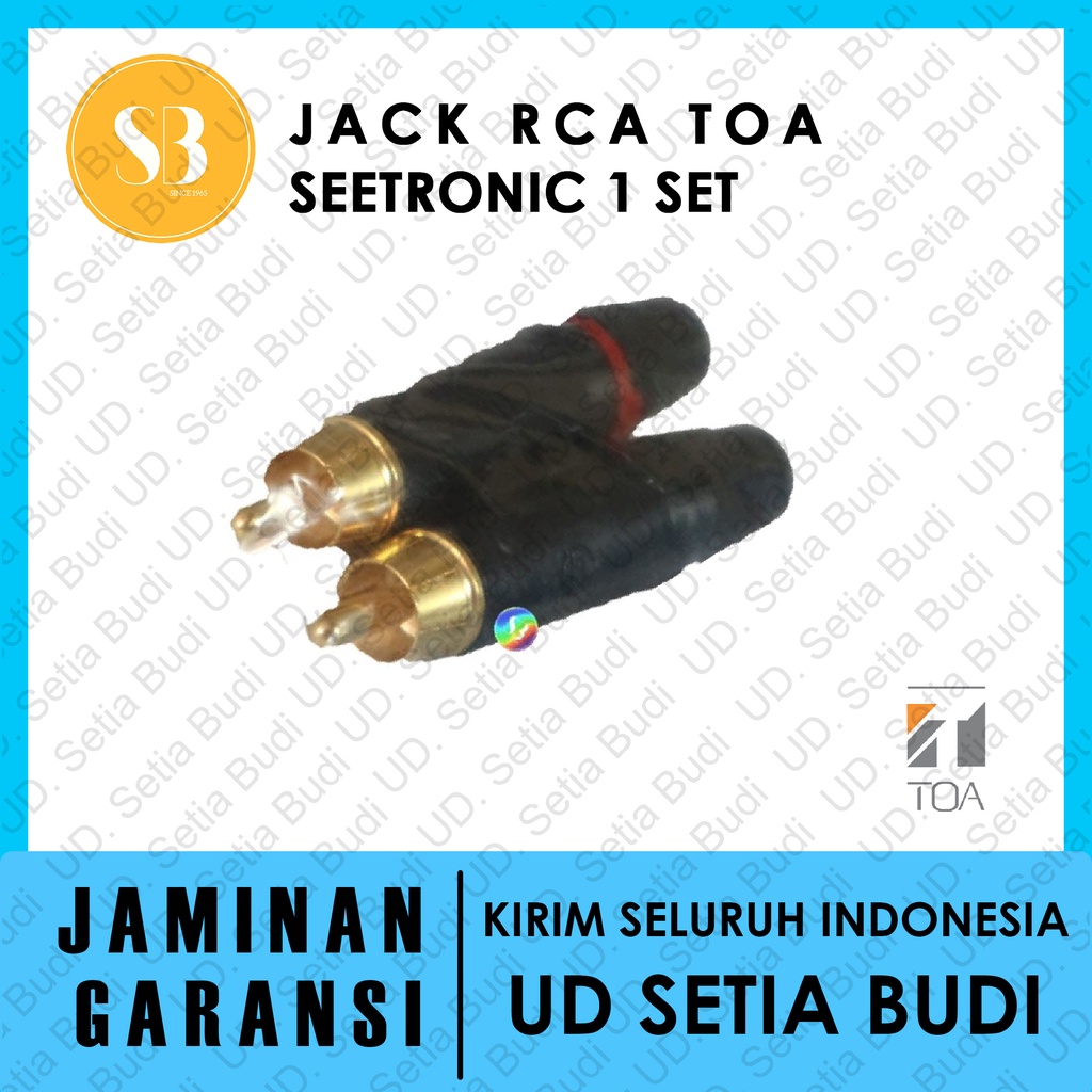 Jack Rca TOA Seetronic 1 Set