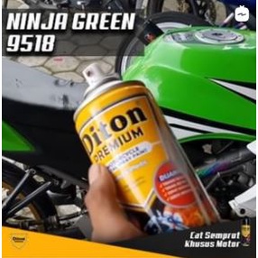 Cat Pilox Diton Premium Ninja Green 9518 400cc Hijau Kawak sepeda motor mobil helm pilok pylox pylok