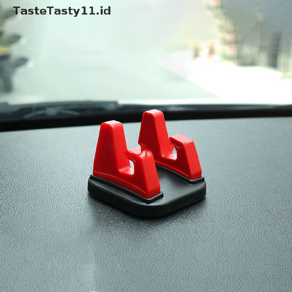 (TasteTasty) Bracket Holder Handphone Rotasi 360 Derajat Bahan Silikon Untuk Dashboard Mobil