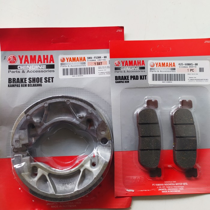 KAMPAS REM DEPAN BELAKANG JUPITER Z/JUPITER Z BURHAN/VEGA R NEW