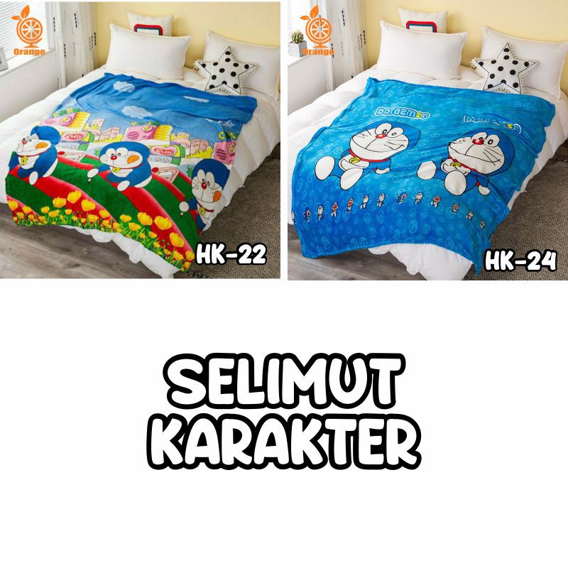 Selimut Bulu Motif Karakter Anak Ukuran 150X200 Motif Kreasirumah88