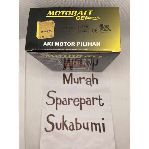 AKI MOTOR MOTOBATT GM5Z-3B/MTX5AL SUPRA X JUPITER MX MEGAPRO MIO SMASH VEGA GRAND