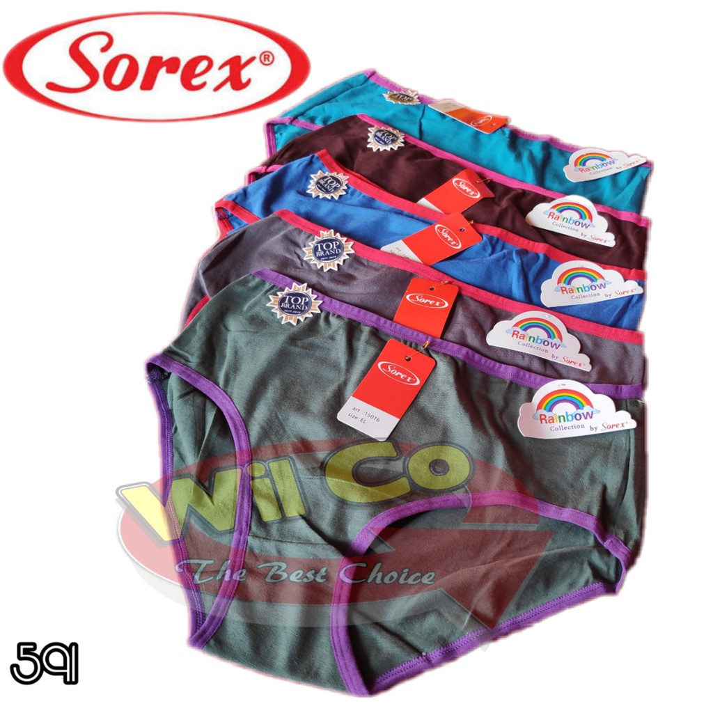 J591 CELANA DALAM WANITA IMPORT CD WANITA SOREX RAINBOW