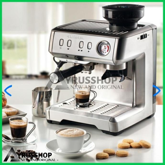 ] Mesin Espresso Coffee Maker/Espreso Machine with Grinder ARIETE SLV