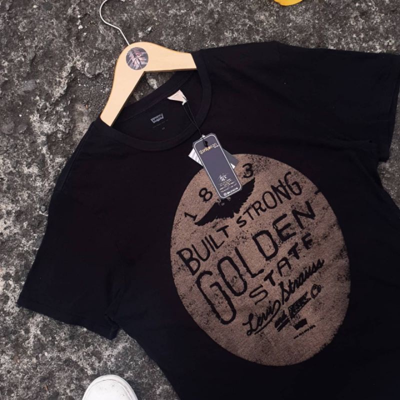 kaos levis second branded original