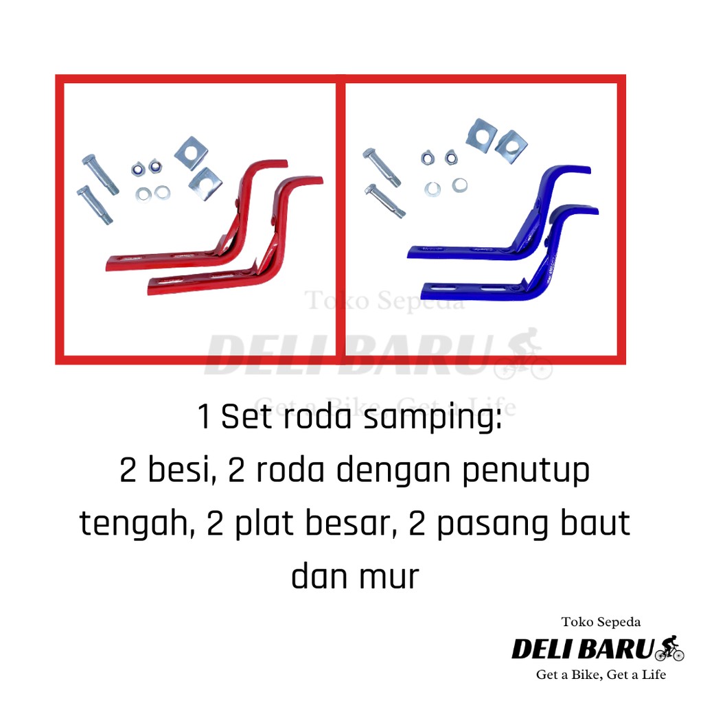 Turanza Roda samping roda bantu sepeda anak 12 16